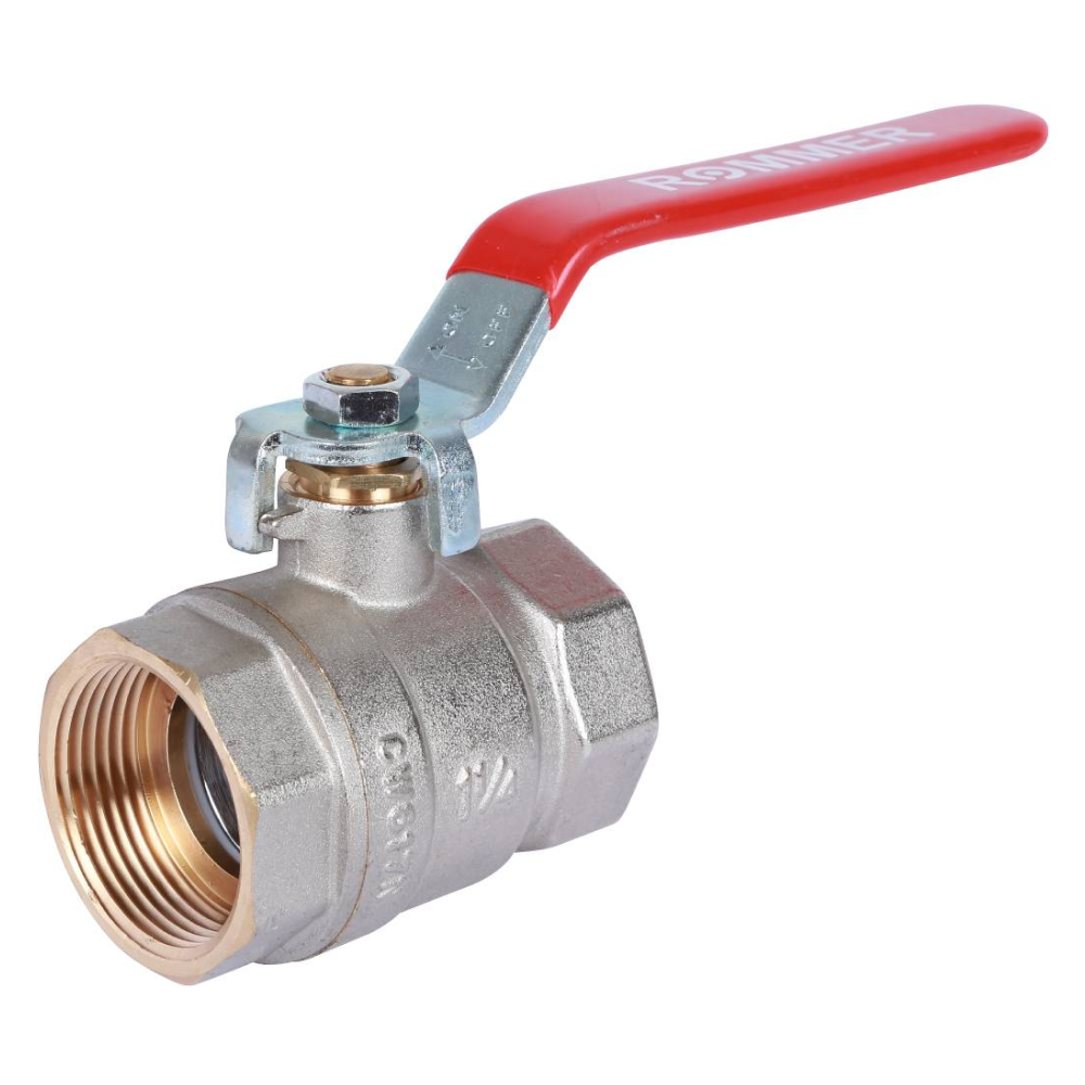 Кран шаровой 1 1/4" ВР-ВР, ручка рычаг / Rommer фото на multiBOX