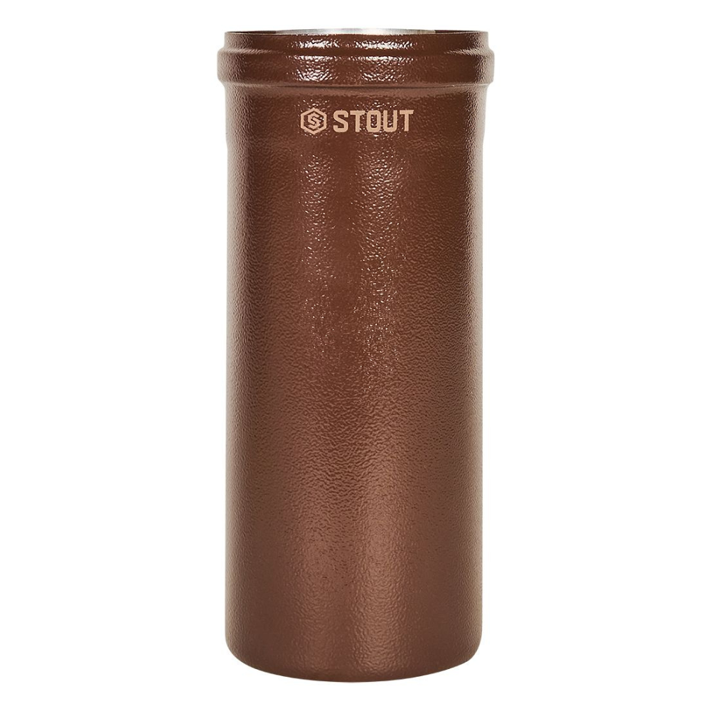 Удлинитель D60/100 п-м L250 мм, коричневый, традиционный / Stout фото на multiBOX