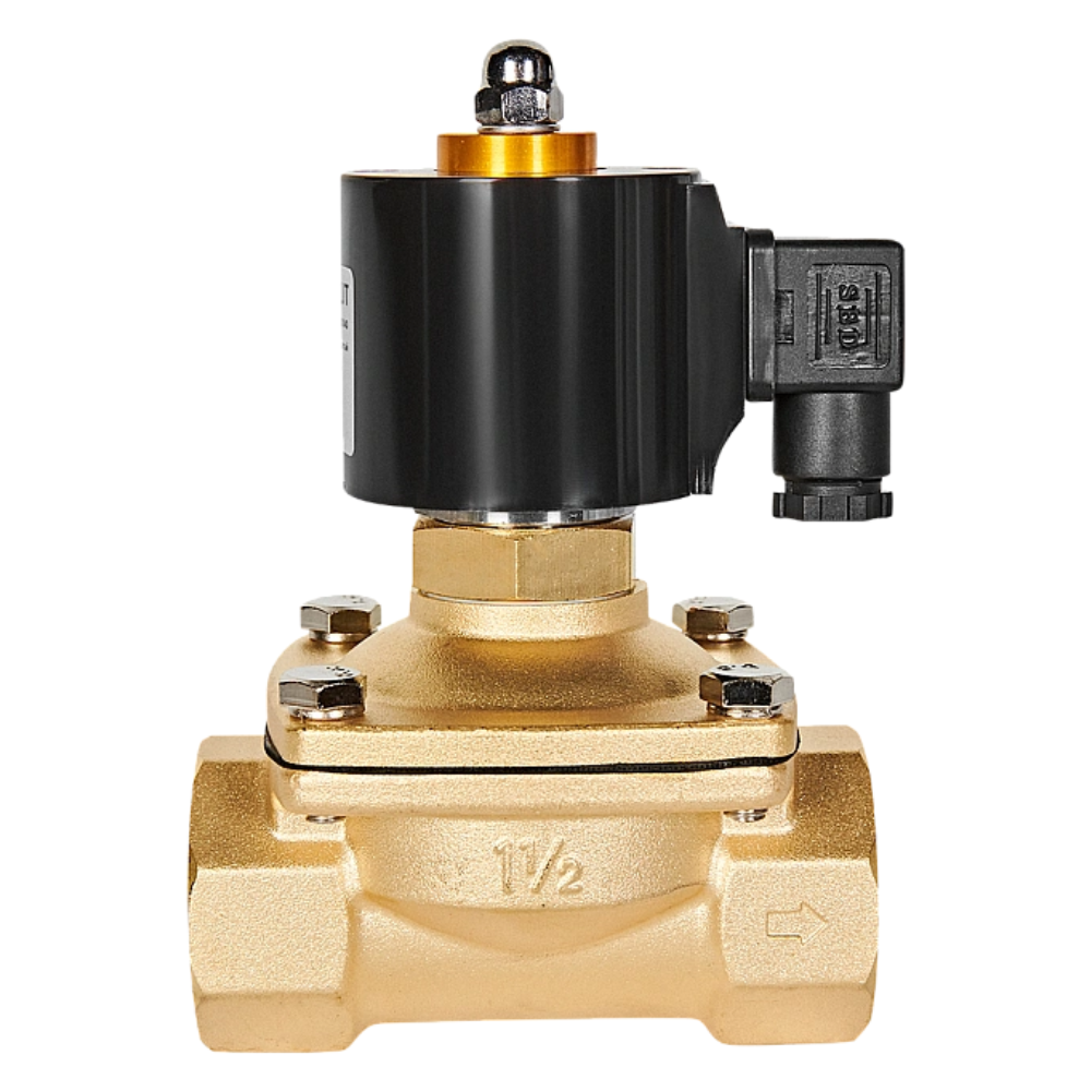 Электромагнитный клапан 1 1/2" НО, 220В, прямого действия / Stout фото на multiBOX