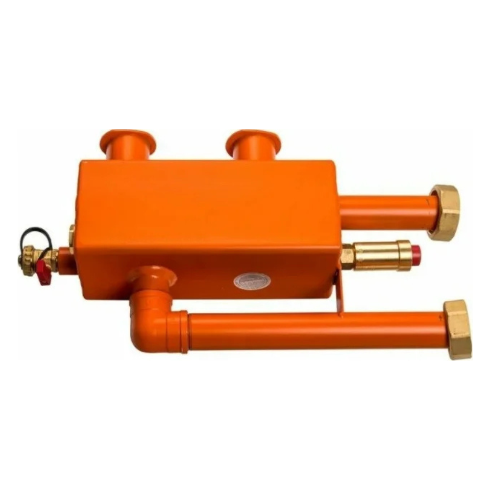 Гидравлическая стрелка 1 1/2", 2 м3/час, до 60 кВт, Ду25, нерж. сталь / Meibes фото на multiBOX