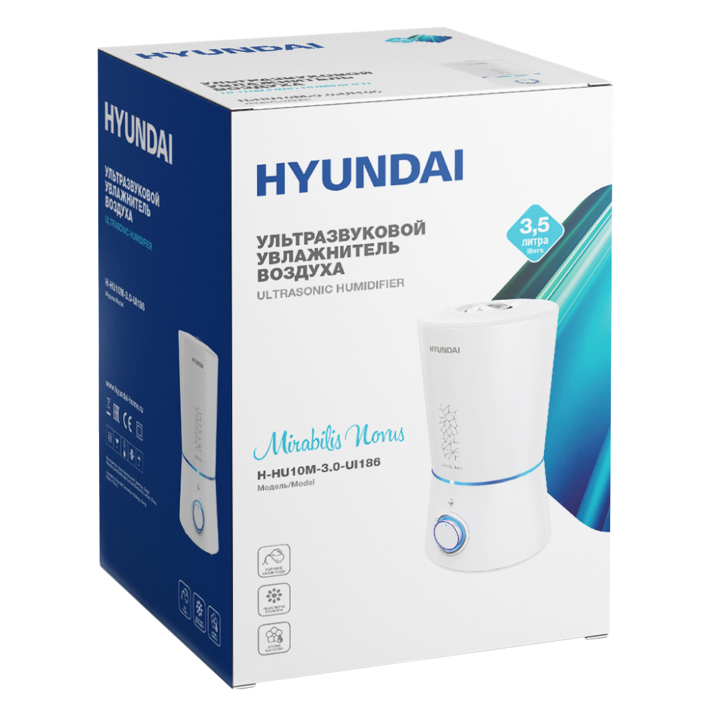 Увлажнитель воздуха MIRABILIS NOVUS H-HU10M-3.0-UI186 / Hyundai фото на multiBOX