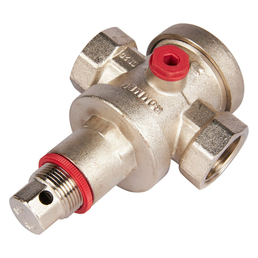 Редуктор давления 3/4" ВР-ВР с выходом под манометр PN25 / Rommer фото на multiBOX