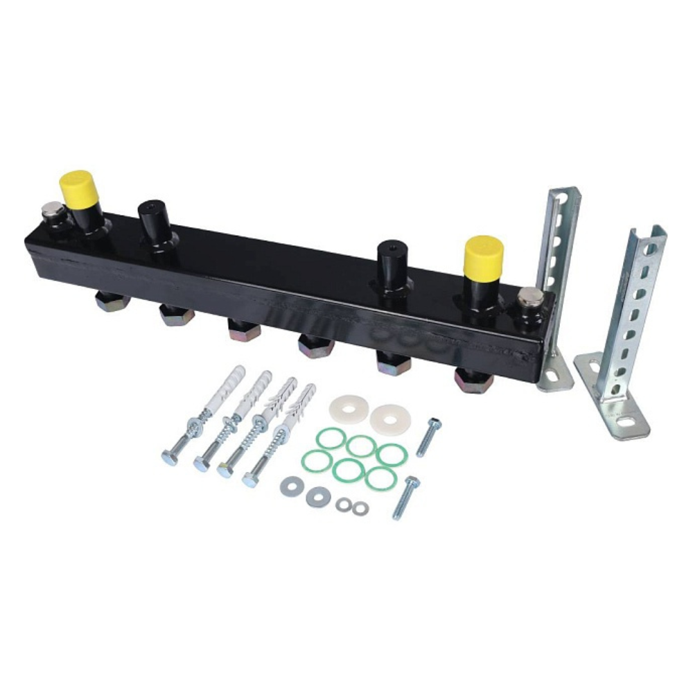 Распределительный коллектор на 3 контура DN20 с гидравлическим разделителем / Stout фото на multiBOX