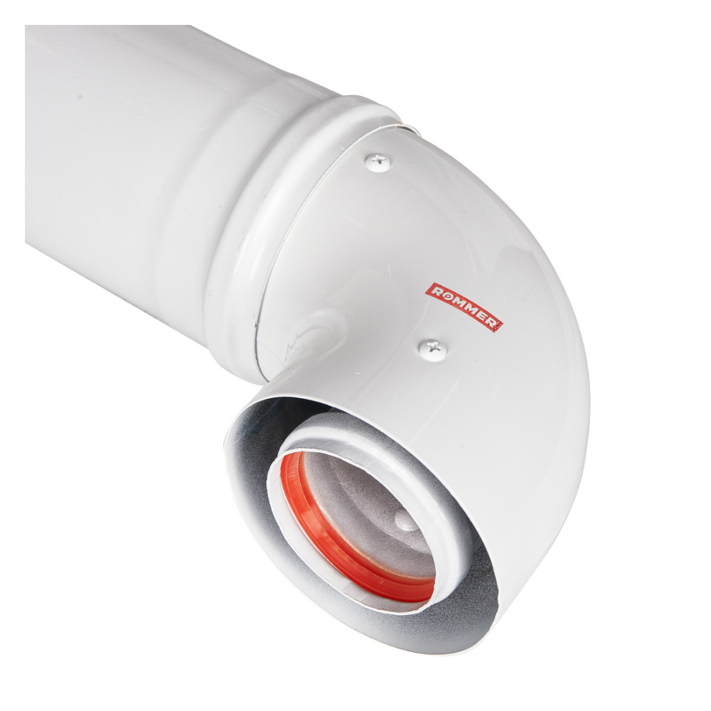 Комплект дымохода АНТИЛЁД D60/100 L1220 мм универсальный (кроме Immergas, Navien Deluxe D75/100), традиционный / Rommer фото на multiBOX
