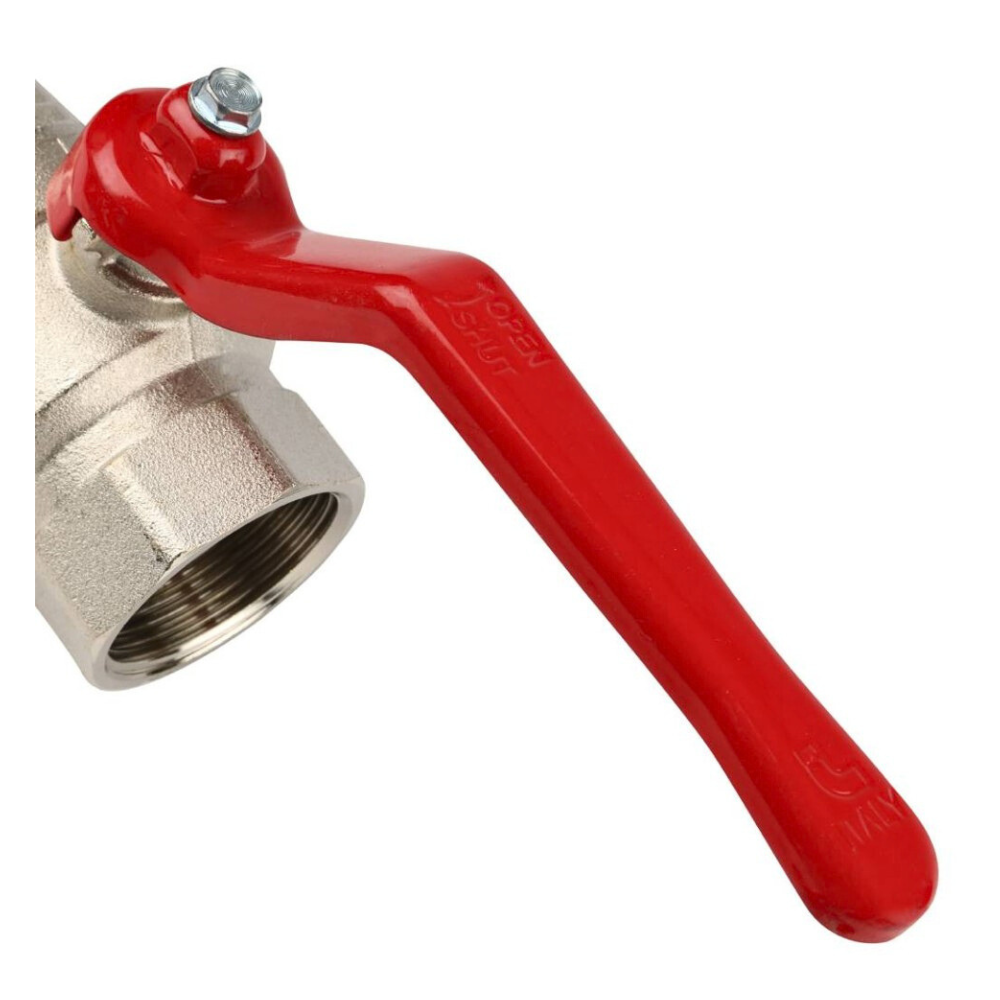 Кран шаровый IDEAL 090, 1 1/4" ВР-ВР полнопроходной, ручка рычаг / Itap фото на multiBOX