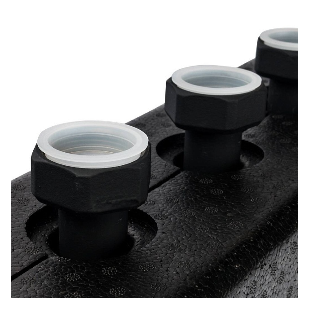 Распределительный коллектор на 3 контура DN25 в теплоизоляции / Stout фото на multiBOX