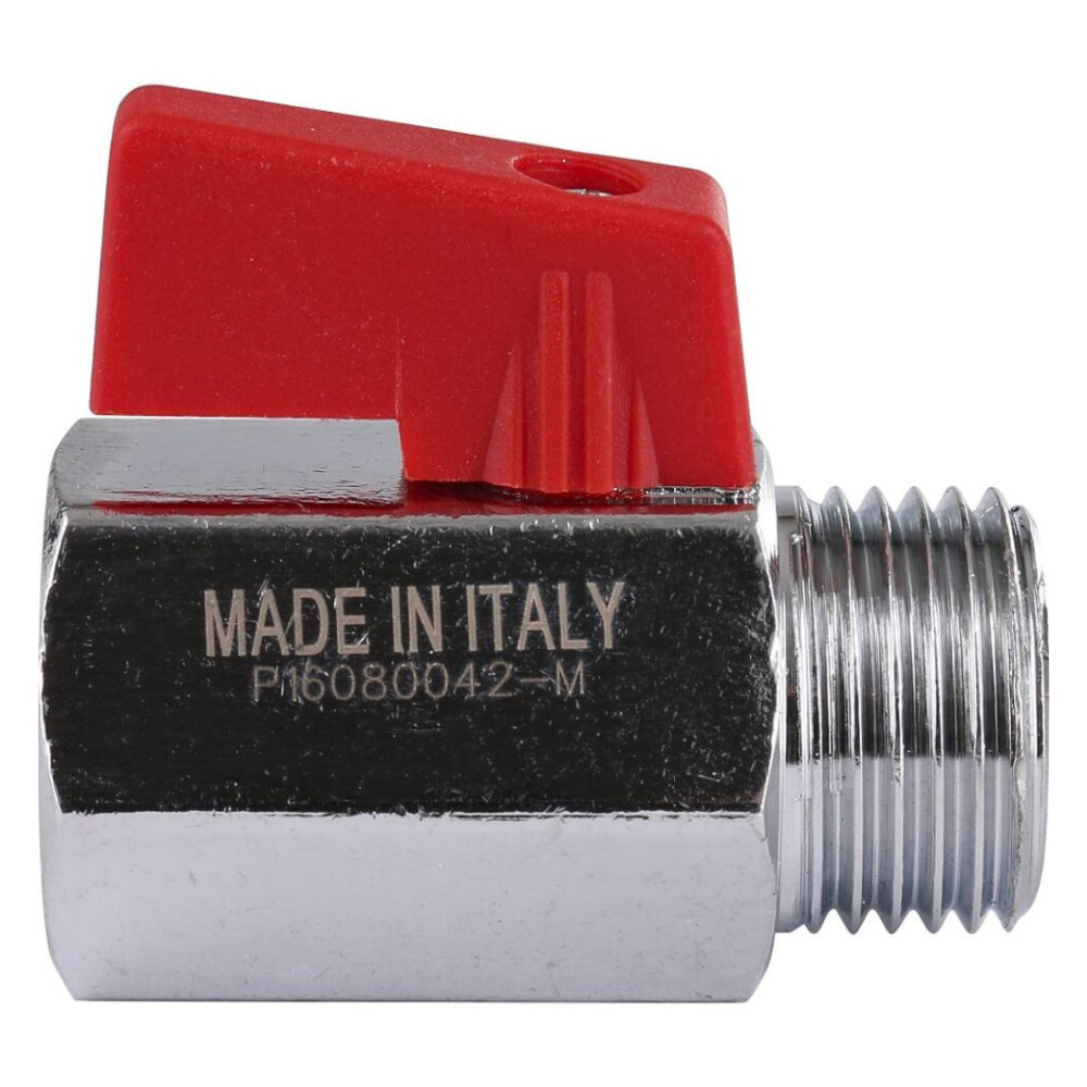 Кран шаровый MINI 126, 1/2" НР-ВР ручка флажок / Itap фото на multiBOX