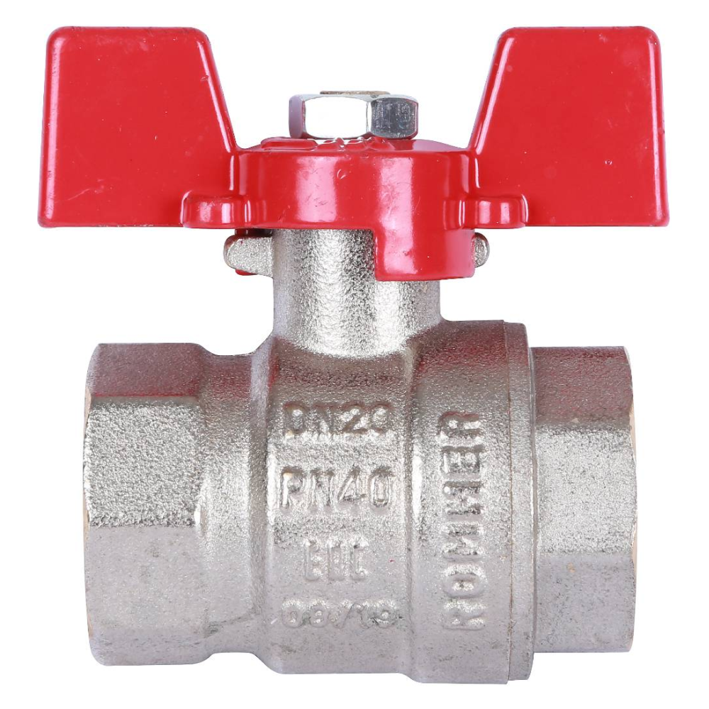 Кран шаровой 3/4" ВР-ВР, ручка бабочка / Rommer фото на multiBOX