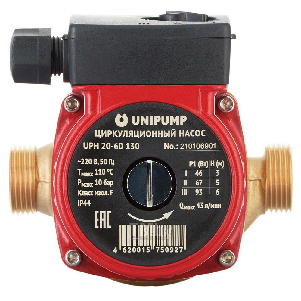 Циркуляционный насос UPН 20-60 130 / Unipump фото на multiBOX
