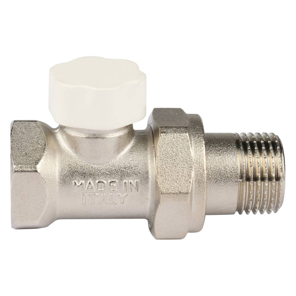 Запорно-балансировочный клапан 1/2" для радиатора, прямой / Stout фото на multiBOX