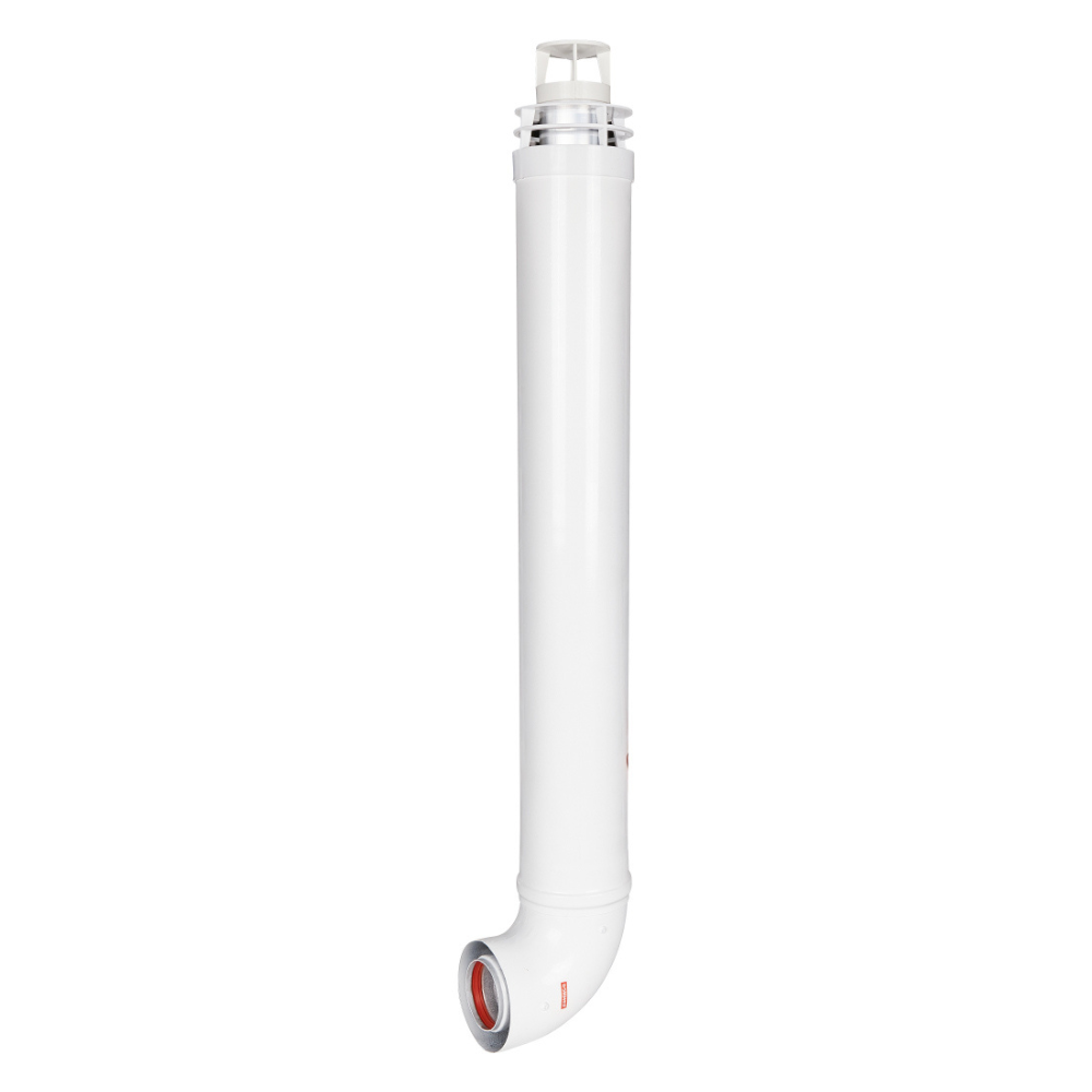 Комплект дымохода СТАНДАРТ D60/100 L900 мм (для котлов Bosch, Buderus, Navien S/C/E, Baxi ECO Nova/Classic, Fondital) фланец в комплекте, традиционный / Rommer фото на multiBOX