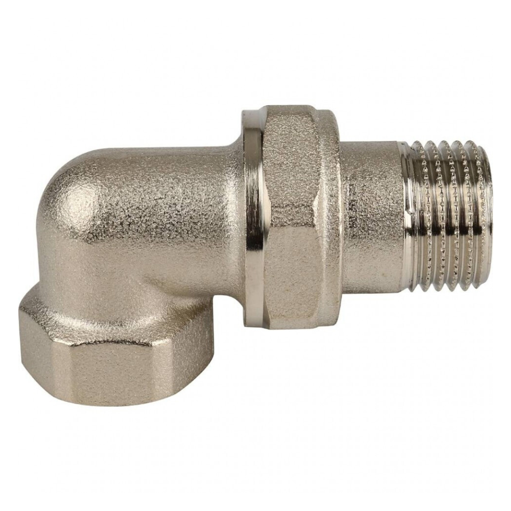 Соединитель угловой (американка) 162, 1/2" ВР-НР с уплотнительным кольцом, никелированный / Itap фото на multiBOX