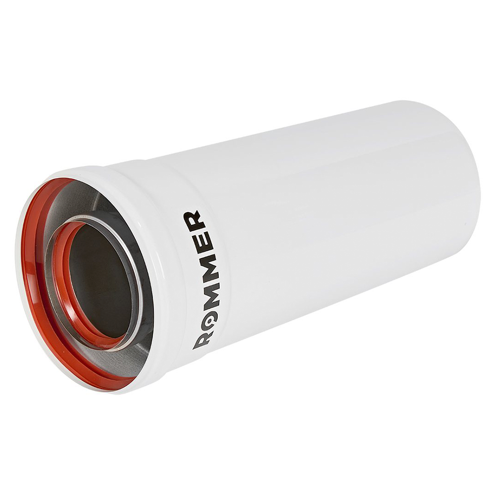 Удлинитель INOX LINE D60/100 п-м L250 мм, традиционный / Rommer фото на multiBOX