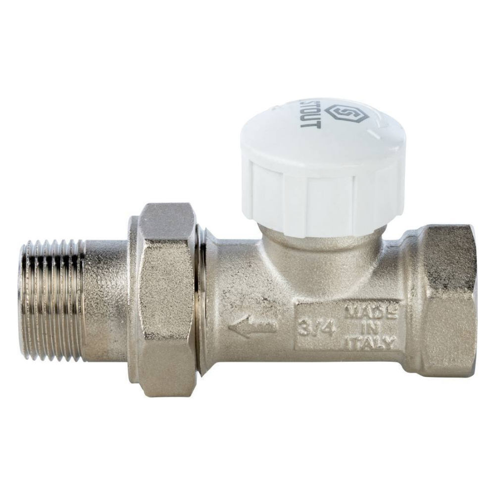 Термостатический клапан 3/4" для радиатора, прямой / Stout фото на multiBOX