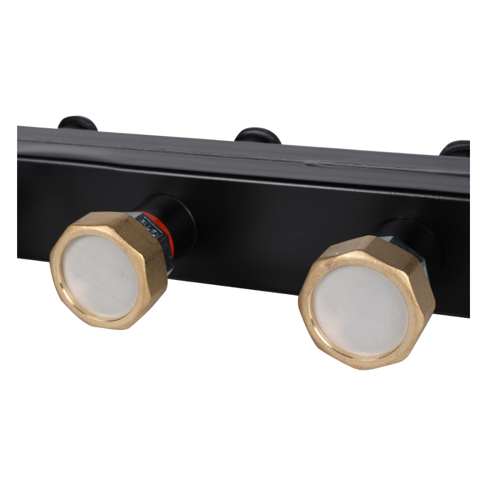 Распределительный коллектор до 5 отопит. контуров, нерж. сталь, компл. кронштейнов / Meibes фото на multiBOX