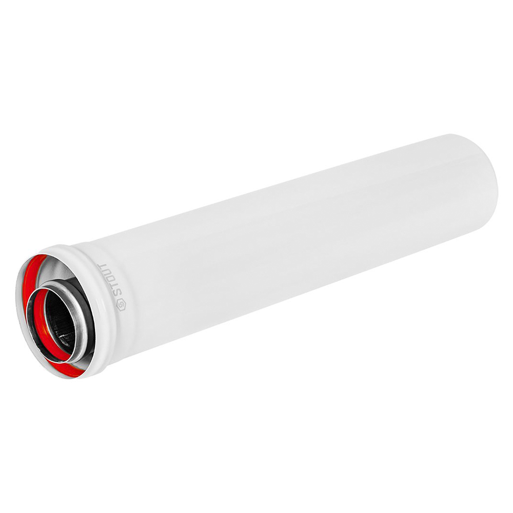 Удлинитель D60/100 п-м L500 мм, традиционный / Stout фото на multiBOX