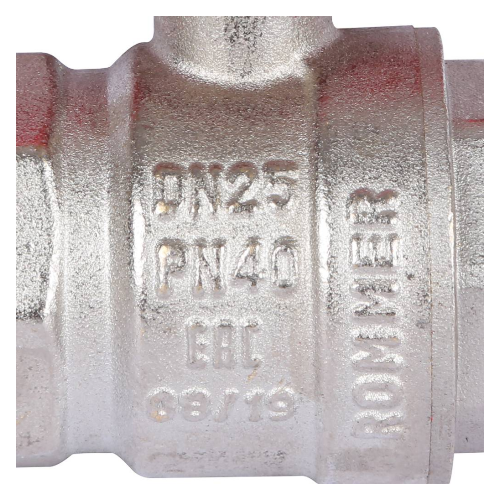 Кран шаровой 1" ВР-НР, ручка бабочка / Rommer фото на multiBOX