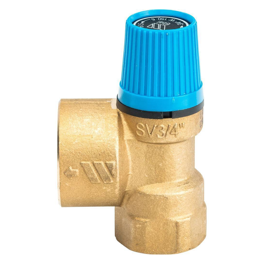 Предохранительный клапан 6 бар SVW 6 х 3/4" для систем водоснабжения / Watts фото на multiBOX