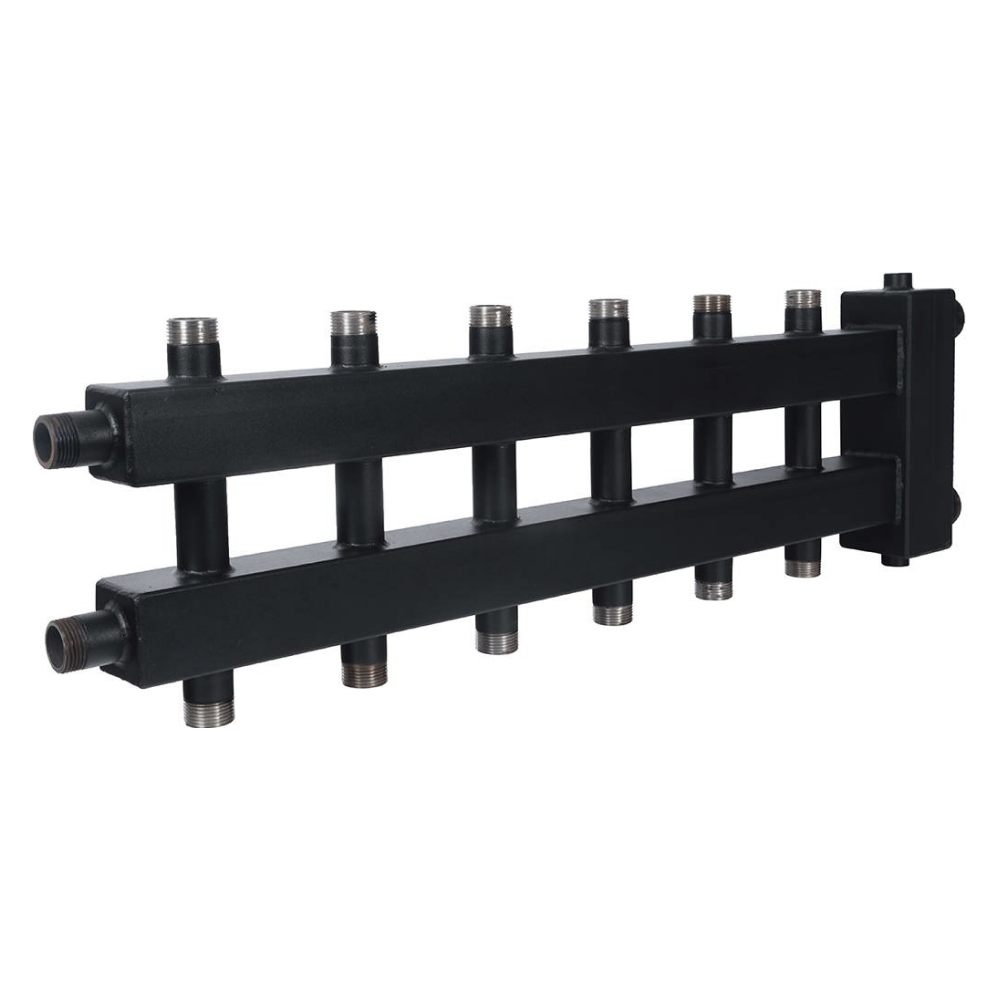 Коллектор  с гидроразделителем на 3+3+1 контура / Rommer фото на multiBOX