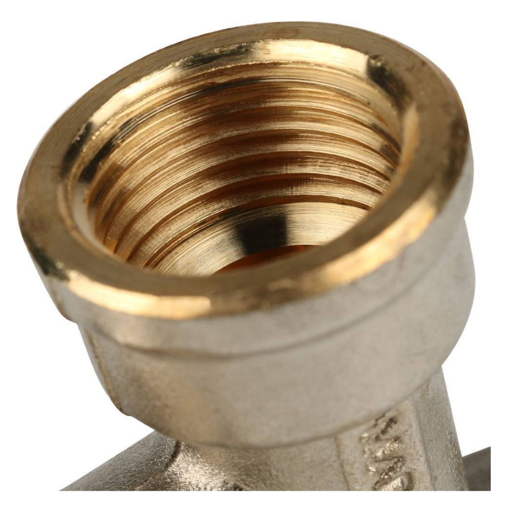 Угольник настенный с креплением 1/2"х20 для металлопластиковых труб винтовой / Stout фото на multiBOX