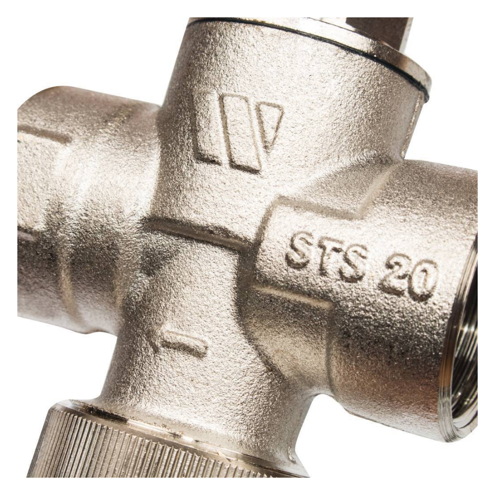 Защитный клапан от перегрева STS 20 / 2000 мм для твердотопливного котла, 3/4" ВР / Watts фото на multiBOX