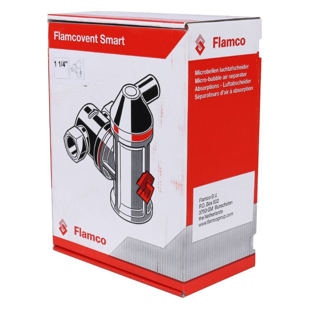 Сепаратор воздуха FLAMCOVENT SMART 1 1/4" / Flamco фото на multiBOX