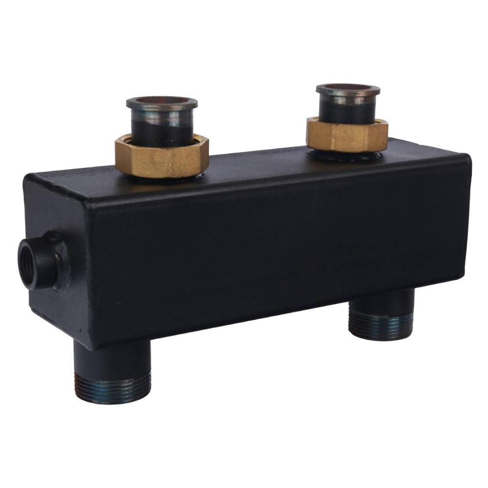 Гидравлическая стрелка с накидными гайками 1 1/4", 4,53 м3/час / Rommer фото на multiBOX