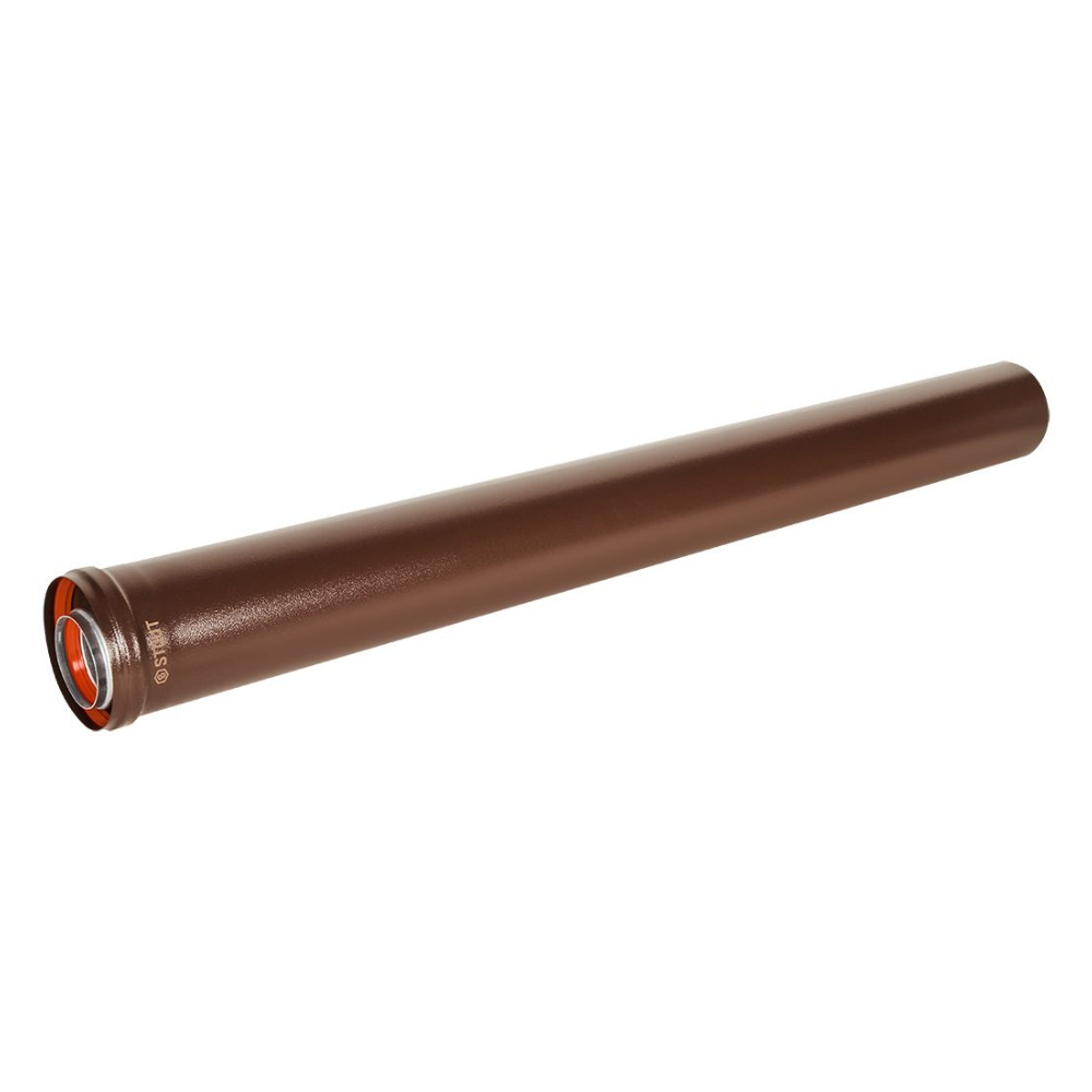 Удлинитель D60/100 п-м L1000 мм, коричневый, традиционный / Stout фото на multiBOX