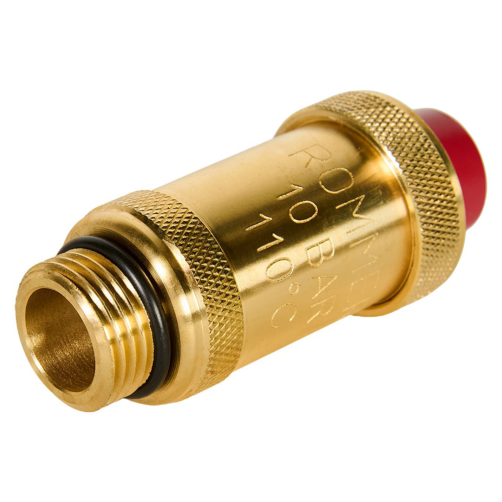 Воздухоотводчик автоматический FLEX 1/2" НР верт. выпуск, без покрытия / Rommer фото на multiBOX