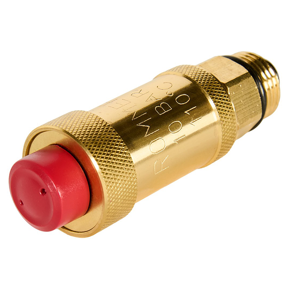 Воздухоотводчик автоматический FLEX 1/2" НР верт. выпуск c отсечным клапаном, без покрытия / Rommer фото на multiBOX