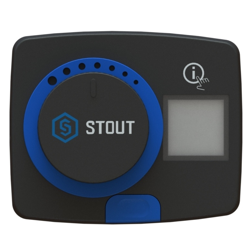 Сервопривод поворотный LED 230 В с датчиком для фиксированной регулировки температуры / Stout фото на multiBOX