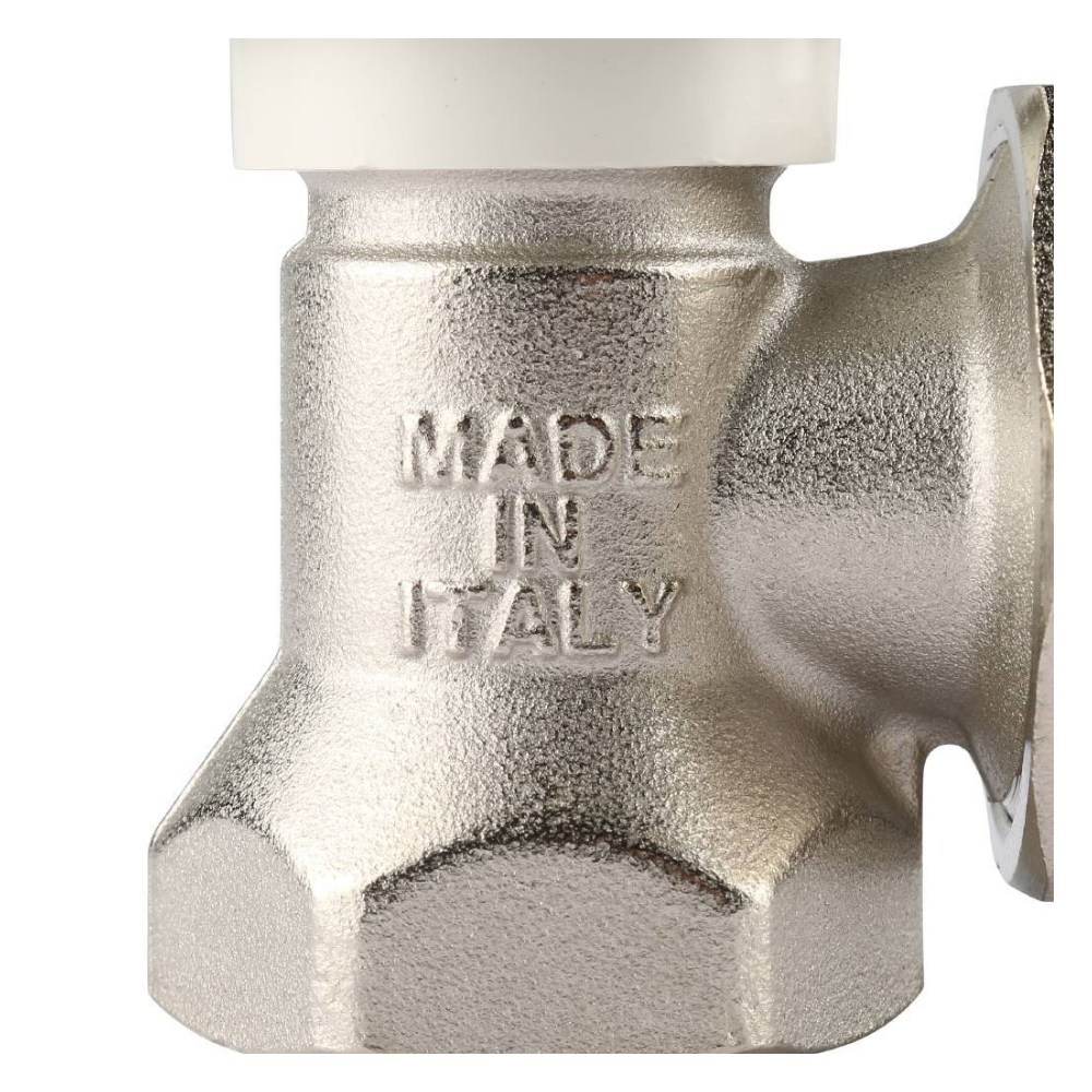 Терморегулирующий ручной клапан 1/2" для радиатора, угловой / Stout фото на multiBOX