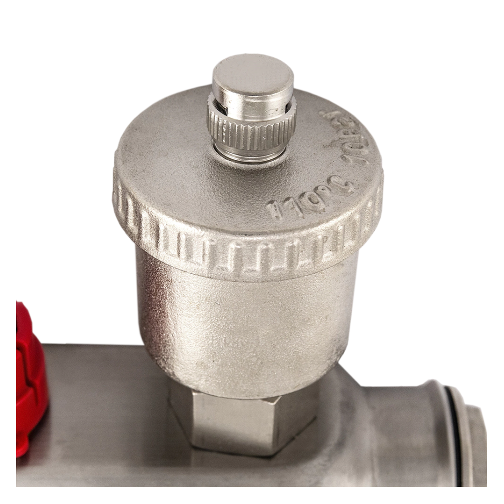 Коллекторная группа на 10 выходов с расходомерами, автоматическим воздухоотводчиком и сливом / ONDO фото на multiBOX