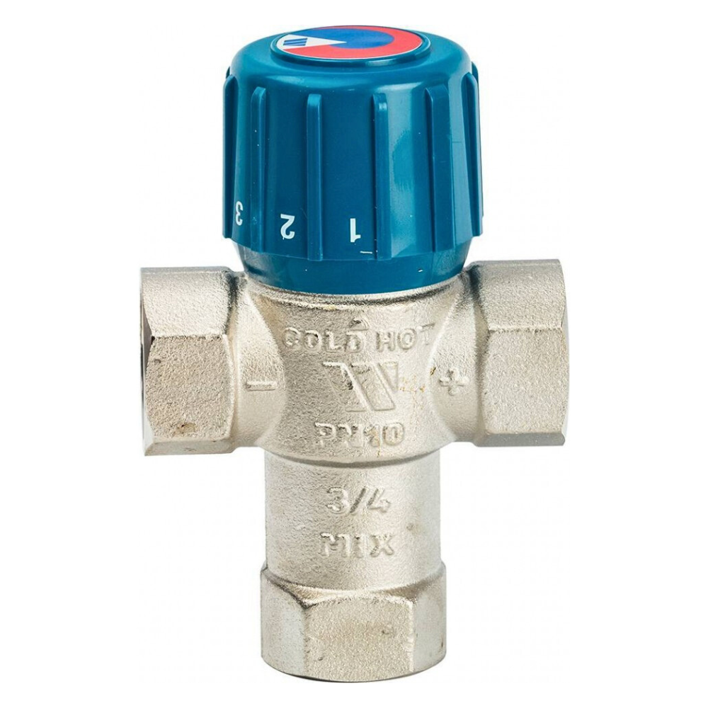 Термостатический смесительный клапан AQUAMIX 1" ВР, 25-50°С, KVs 2.1 / Watts фото на multiBOX