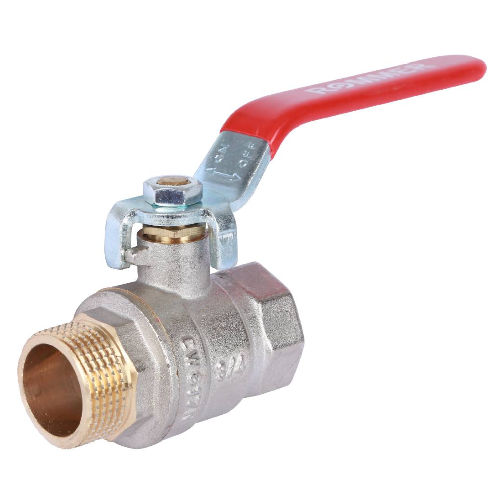 Кран шаровой 3/4" ВР-НР, ручка рычаг / Rommer фото на multiBOX