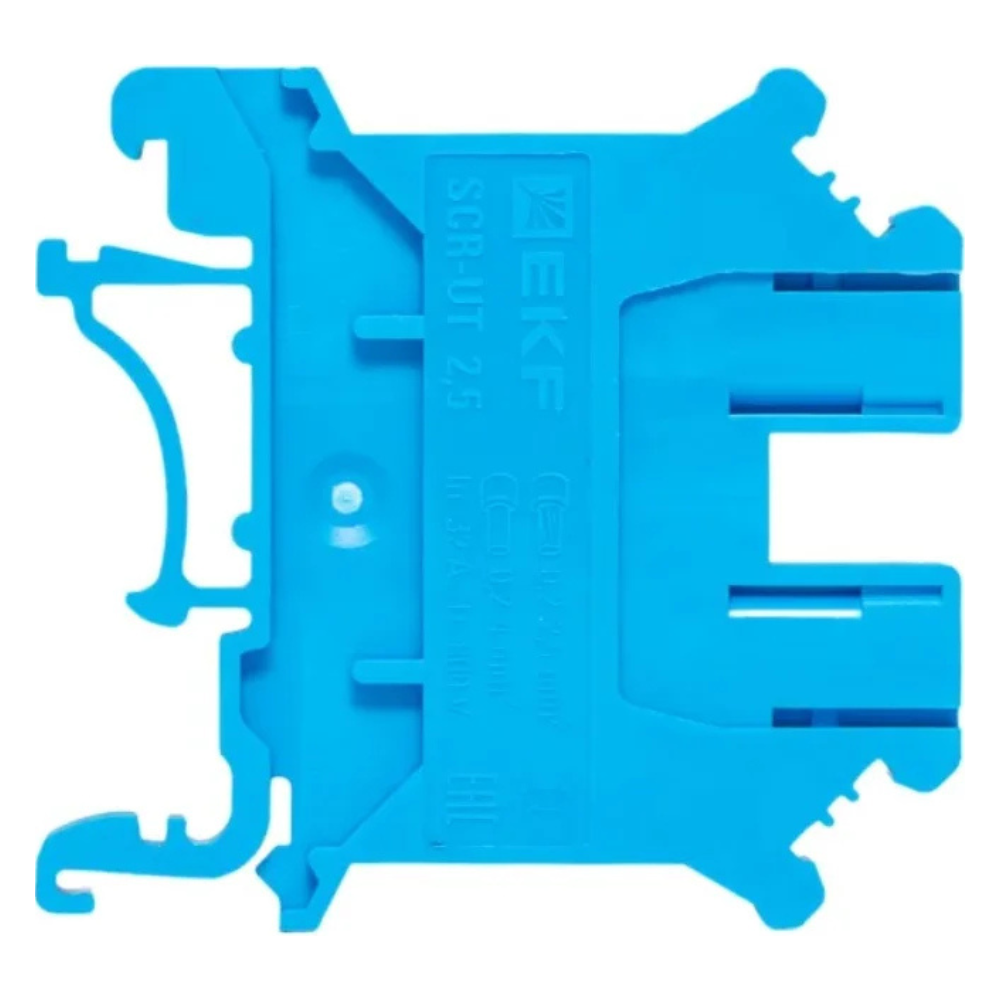 Клеммная колодка винтовая 2.5 UT синяя / EKF фото на multiBOX