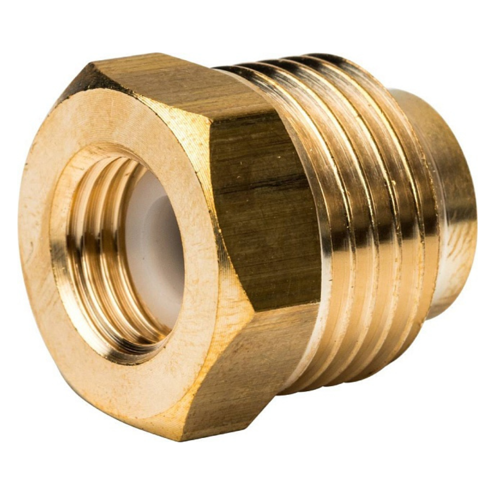 Термоманометр радиальный DN 80 мм 1/2", 0...120°C, 0-10 бар с запорным клапаном / Stout фото на multiBOX