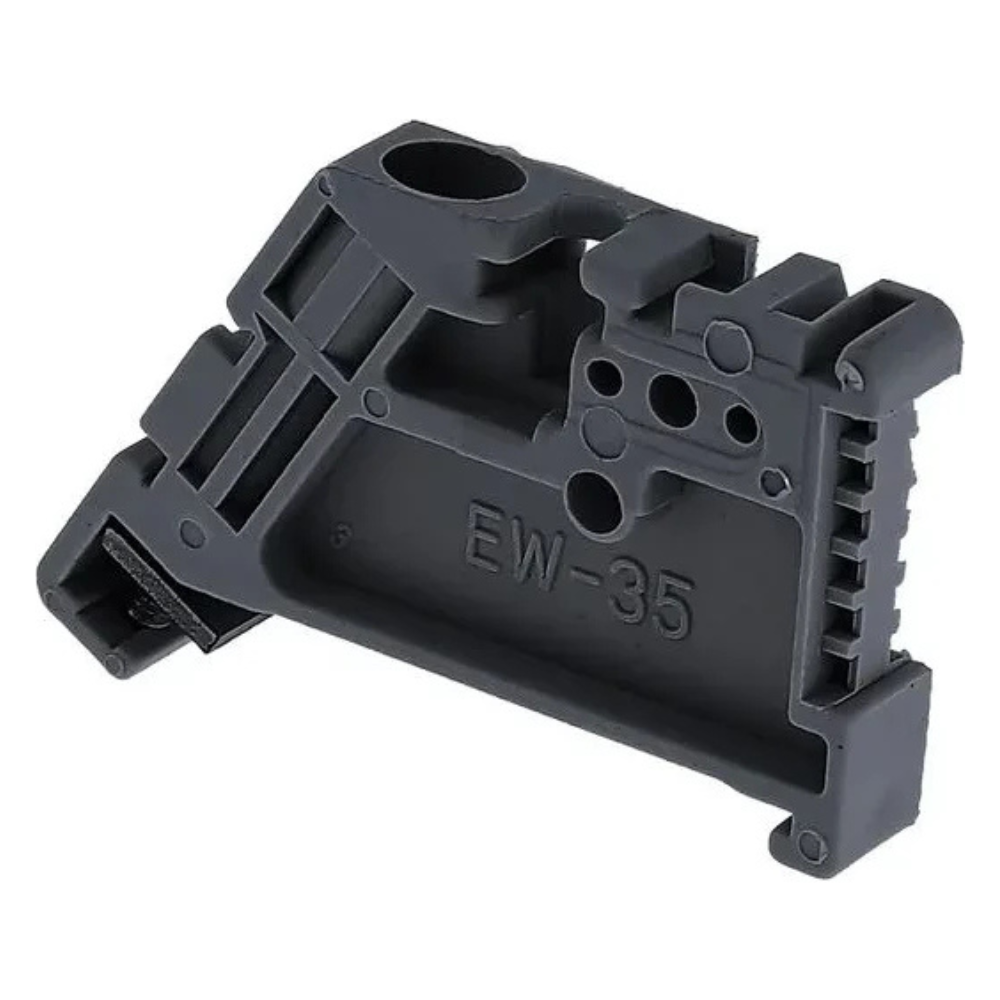 Зажим на DIN-рейку пластиковый 1 винт EW / EKF фото на multiBOX