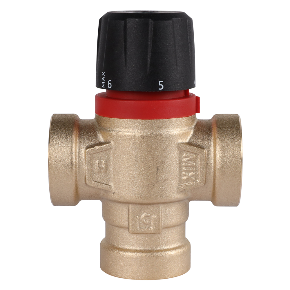 Термостатический смесительный клапан 3/4" ВР, 35-60°С, KVs 1.6 (боковое смешивание) / Rommer фото на multiBOX