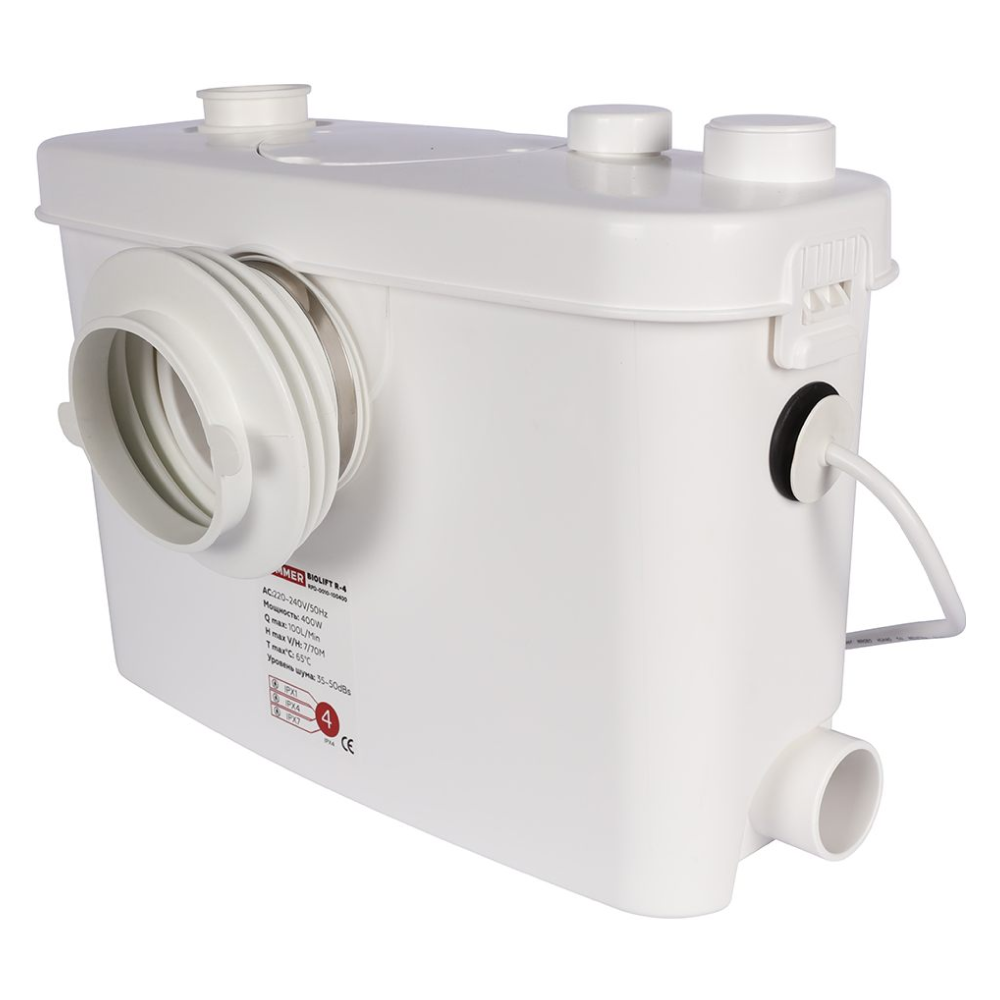 Канализационная установка BIOLIFT R-4, 1х100 мм / 3х40 мм / Rommer фото на multiBOX