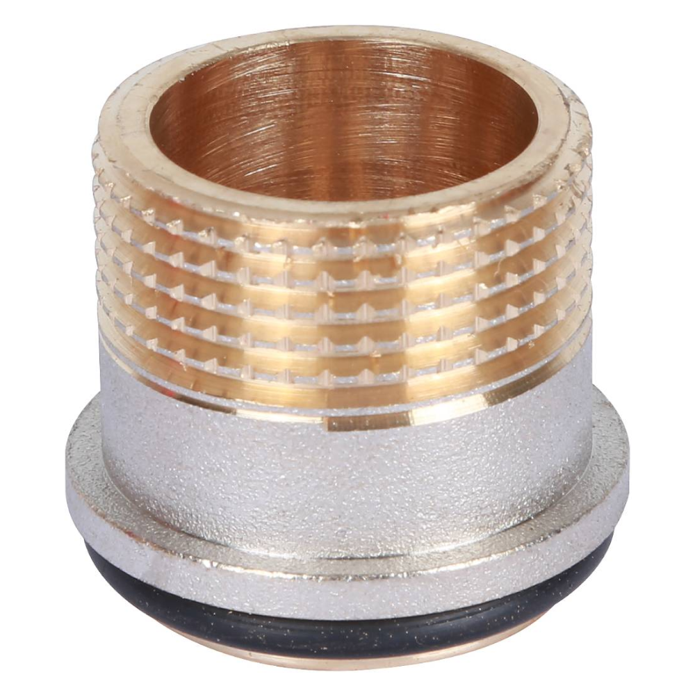 Кран шаровой угловой с американкой 1" ВР-НР, ручка бабочка / Rommer фото на multiBOX