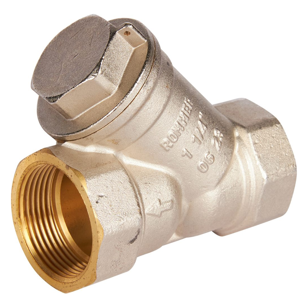 Фильтр грубой очистки 1 1/4" ВР-ВР косой, 500 мкр / Rommer фото на multiBOX