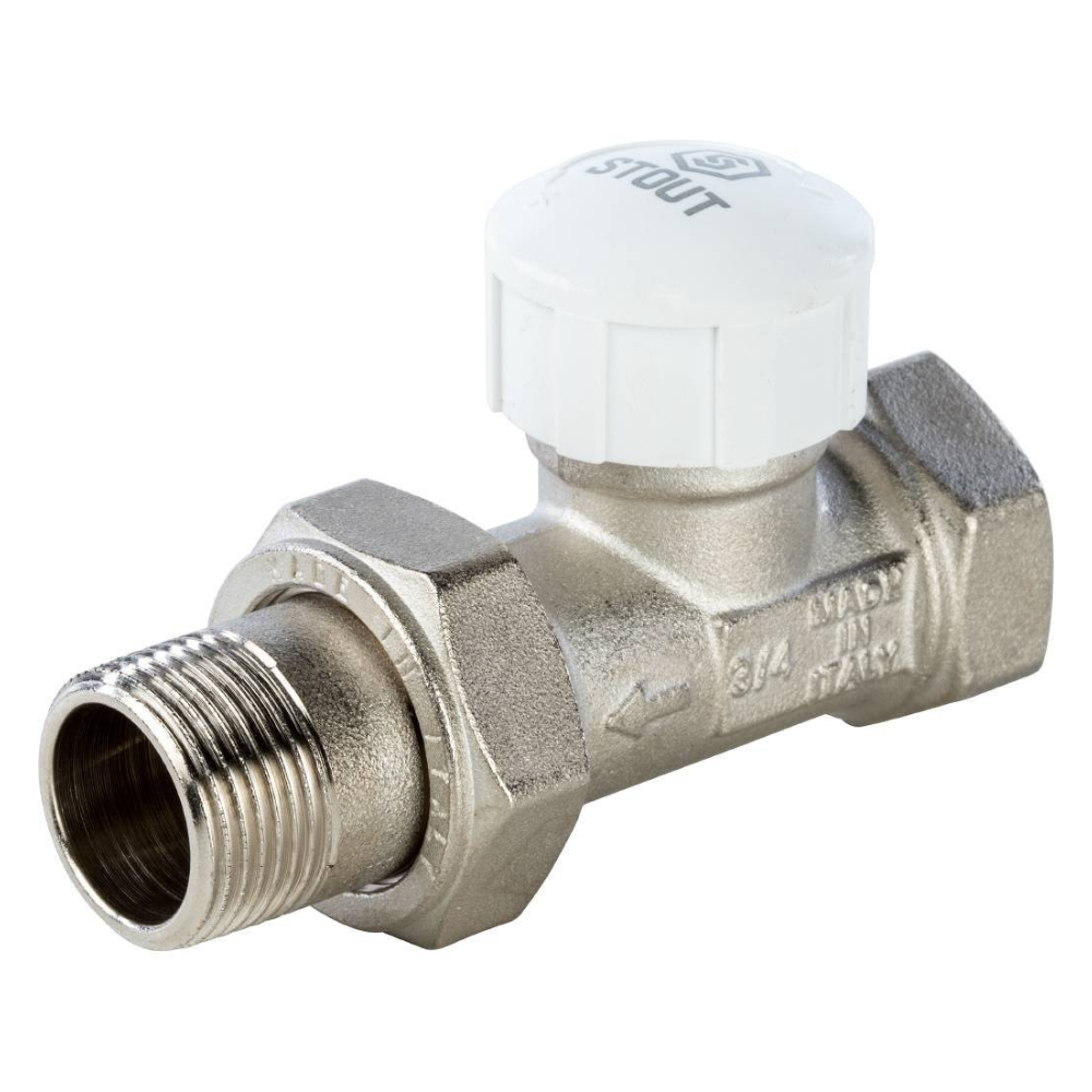 Термостатический клапан 3/4" для радиатора, прямой / Stout фото на multiBOX
