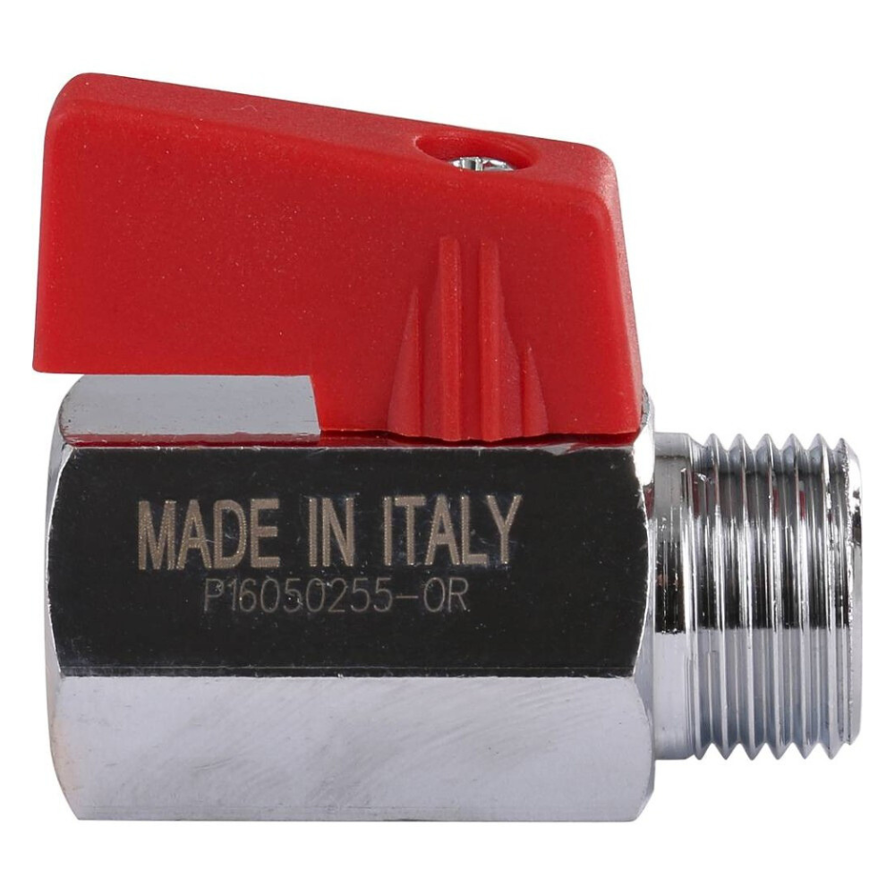 Кран шаровый MINI 126, 3/8" НР-ВР ручка флажок / Itap фото на multiBOX