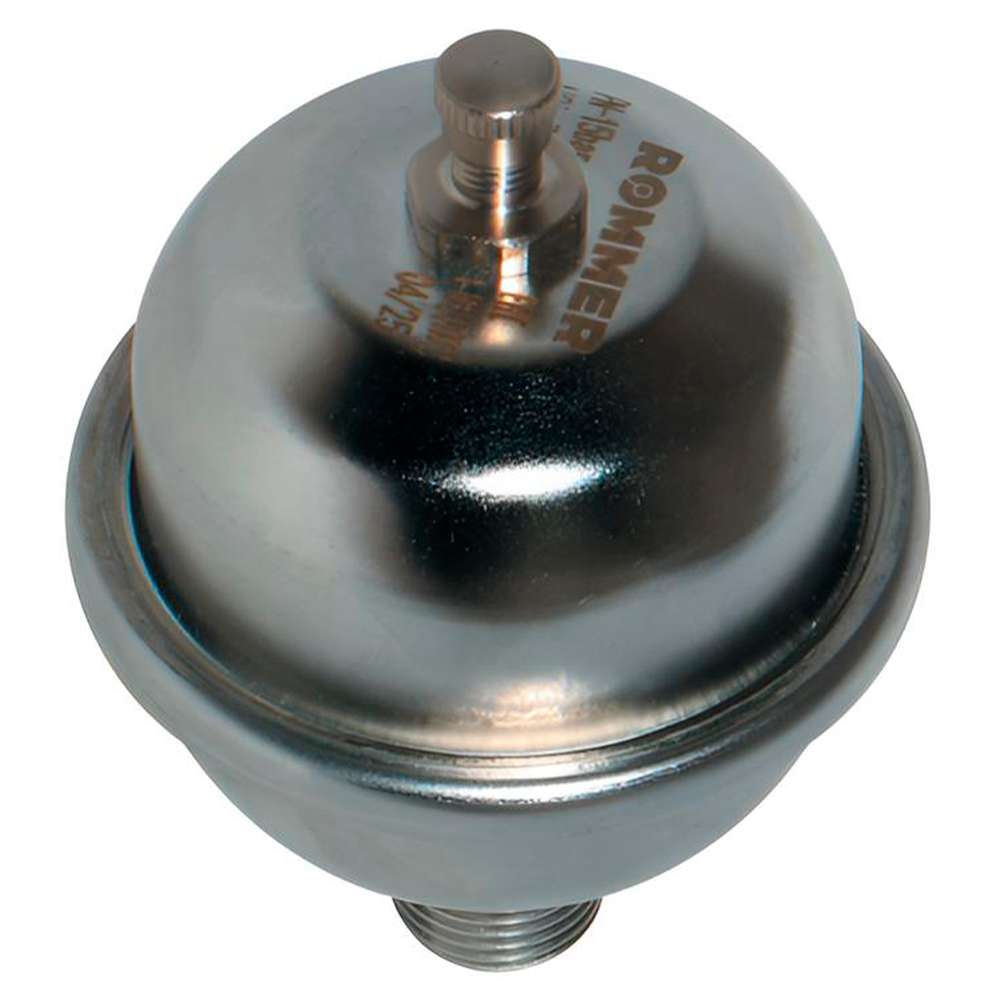 Компенсатор гидроудара мембранный 1/2" НР, никель / Rommer фото на multiBOX