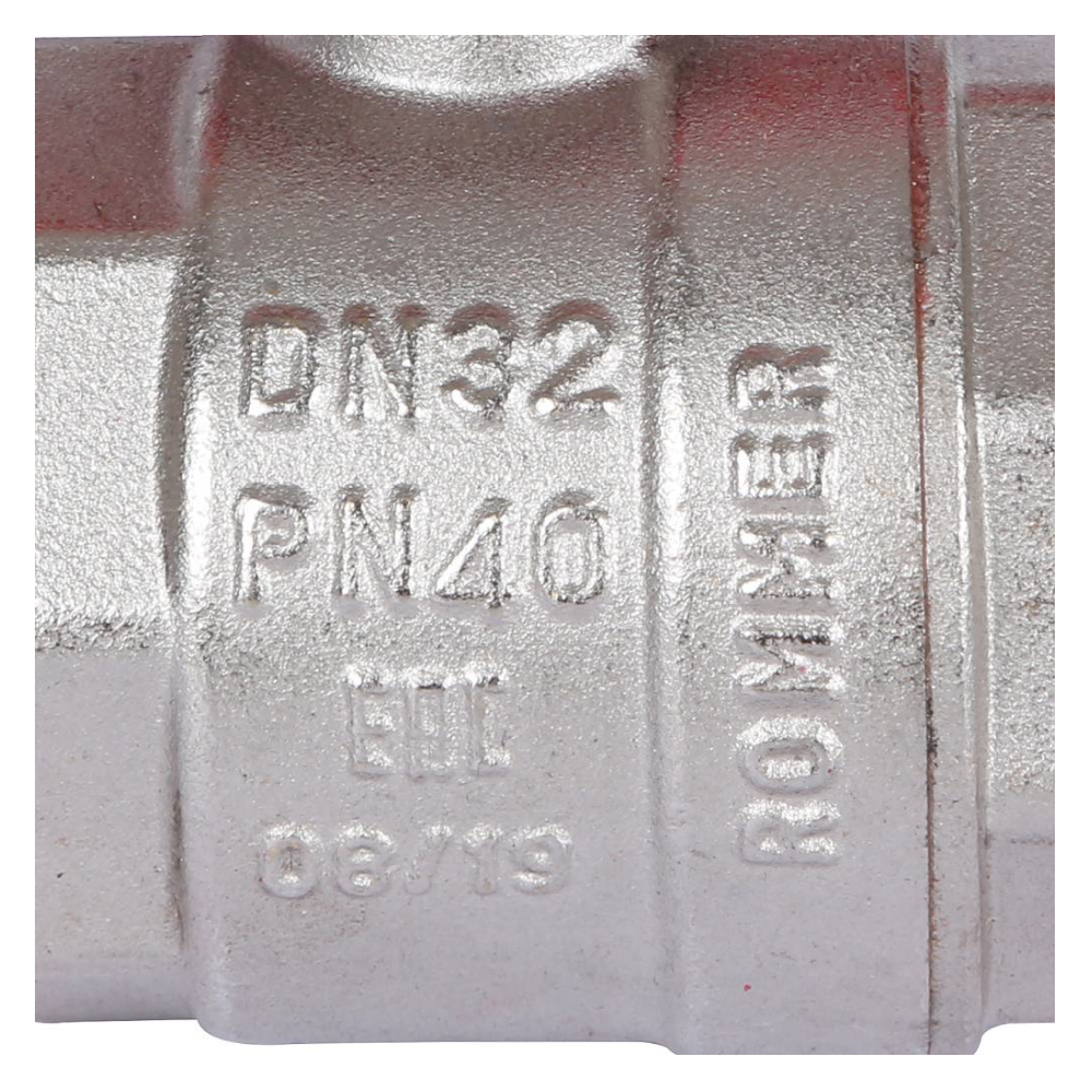 Кран шаровой 1 1/4" НР-НР, ручка бабочка / Rommer фото на multiBOX