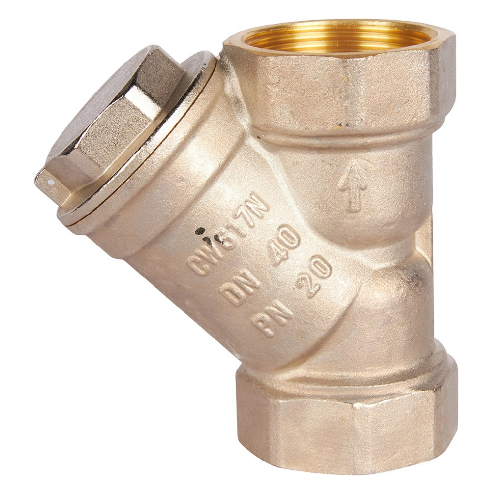 Фильтр грубой очистки 1 1/2" ВР-ВР косой, 500 мкр / Rommer фото на multiBOX