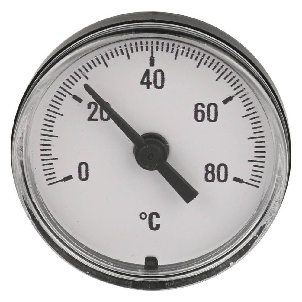 Термометр осевой 493, 40 мм, 0...80°С с погружной гильзой 3/8"x40 мм / Itap фото на multiBOX