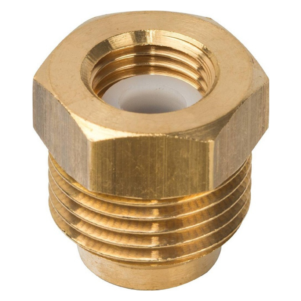 Термоманометр аксиальный DN 80 мм 1/2", 0...120°C, 0-4 бар с запорным клапаном / Stout фото на multiBOX