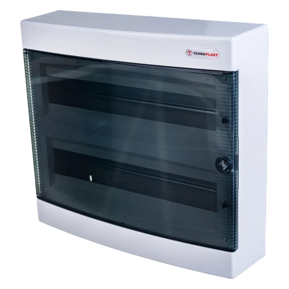 Щит навесной N2х18C на 36 модулей, прозрачная дверца, IP40 / Tehnoplast фото на multiBOX